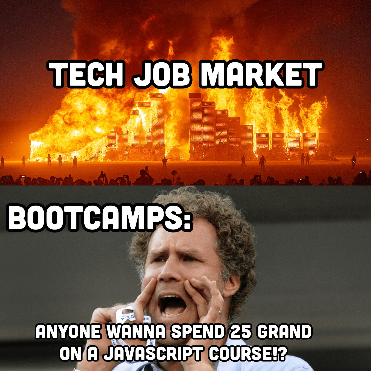Coding bootcamps be like : r/ProgrammerHumor