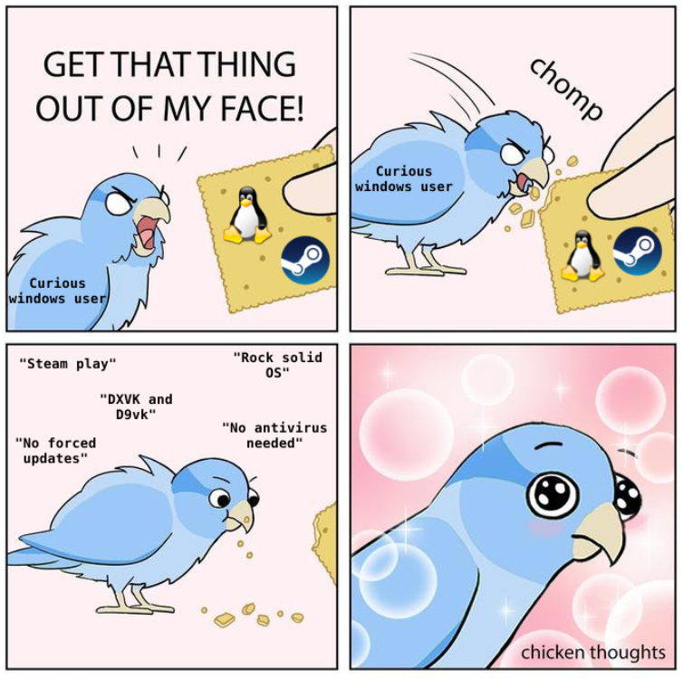 Linux and Steam : r/linuxmemes