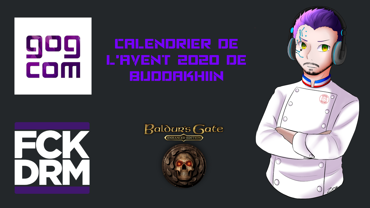 Calendrier de l'Avent 2020 Jour 2 : Baldur's Gate