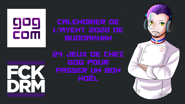 Calendrier de l'Avent 2020 de Budda