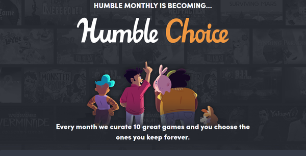 Humble Monthly devient Humble Choice