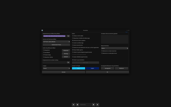 Test de Faugus Launcher