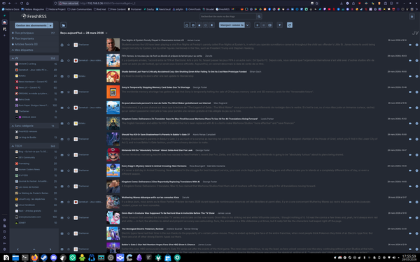 Rendez nous les Flux RSS
